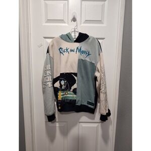Ricky And Morty Hoodie Pullover Hoodie Men M Multicolor Sweatshirt Men Casual